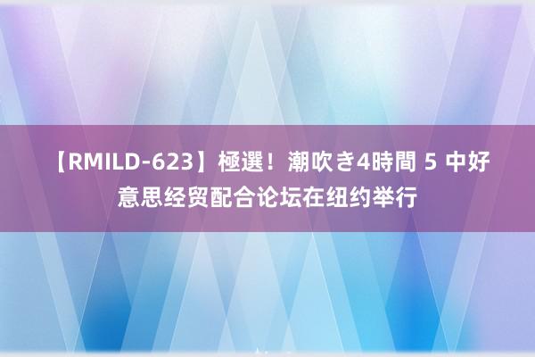 【RMILD-623】極選！潮吹き4時間 5 中好意思经贸配合论坛在纽约举行